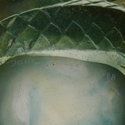 Serpent Vase by Daum Glass a stunning and most striking limited edition vase in the form of a coiled snake, exhibiting excellent translucent green and yellow colours