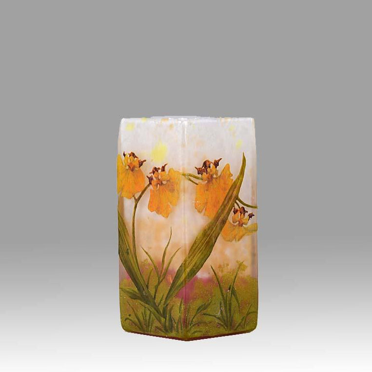 Daum Fuchsias vase