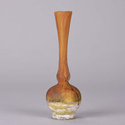 Daum winter vase - Art Nouveau Glass - Hickmet Fine Arts