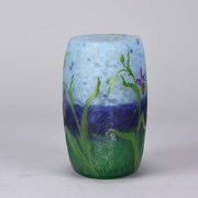 Daum Landscape - Art Nouveau Lake Landscape Vase - Hickmet Fine Arts