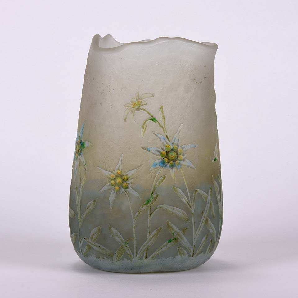 Art Nouveau Daum Flower Vase 