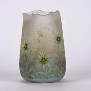 Art Nouveau Daum Flower Vase 
