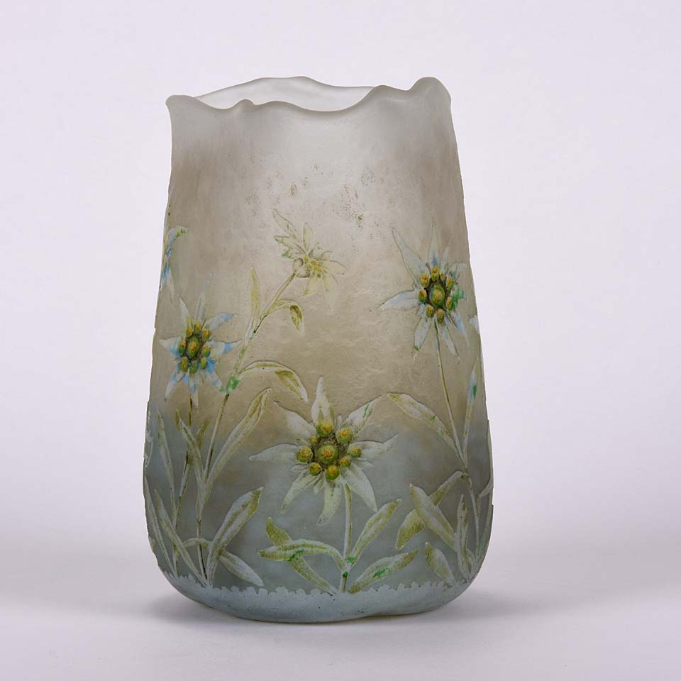 Art Nouveau Daum Flower Vase 