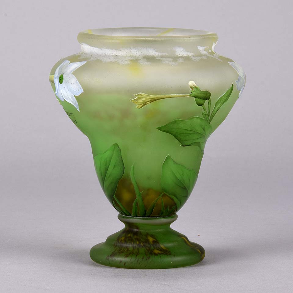 Flower Vase - Daum Freres Vase - Hickmet Fine Arts