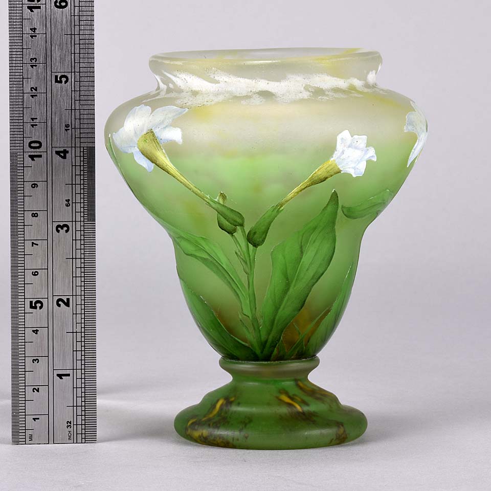 Flower Vase - Daum Freres Vase - Hickmet Fine Arts