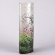 "Grande Paysage Pluie" by Daum Frères - Daum Rain Vase - Hickmet 