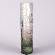 "Grande Paysage Pluie" by Daum Frères - Daum Rain Vase - Hickmet 