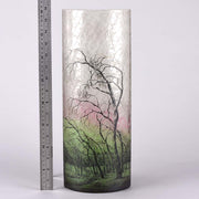 "Grande Paysage Pluie" by Daum Frères - Daum Rain Vase - Hickmet 