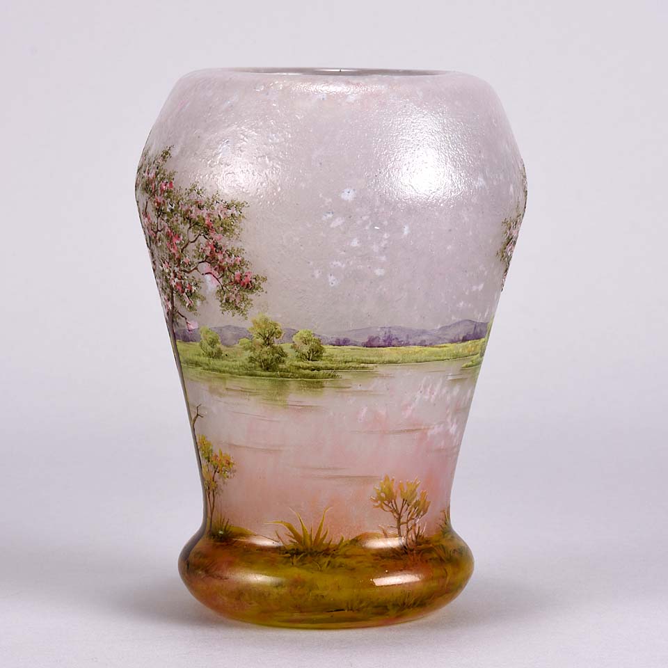 Paysage Rose - Daum Vase - Hickmet Fine Arts 