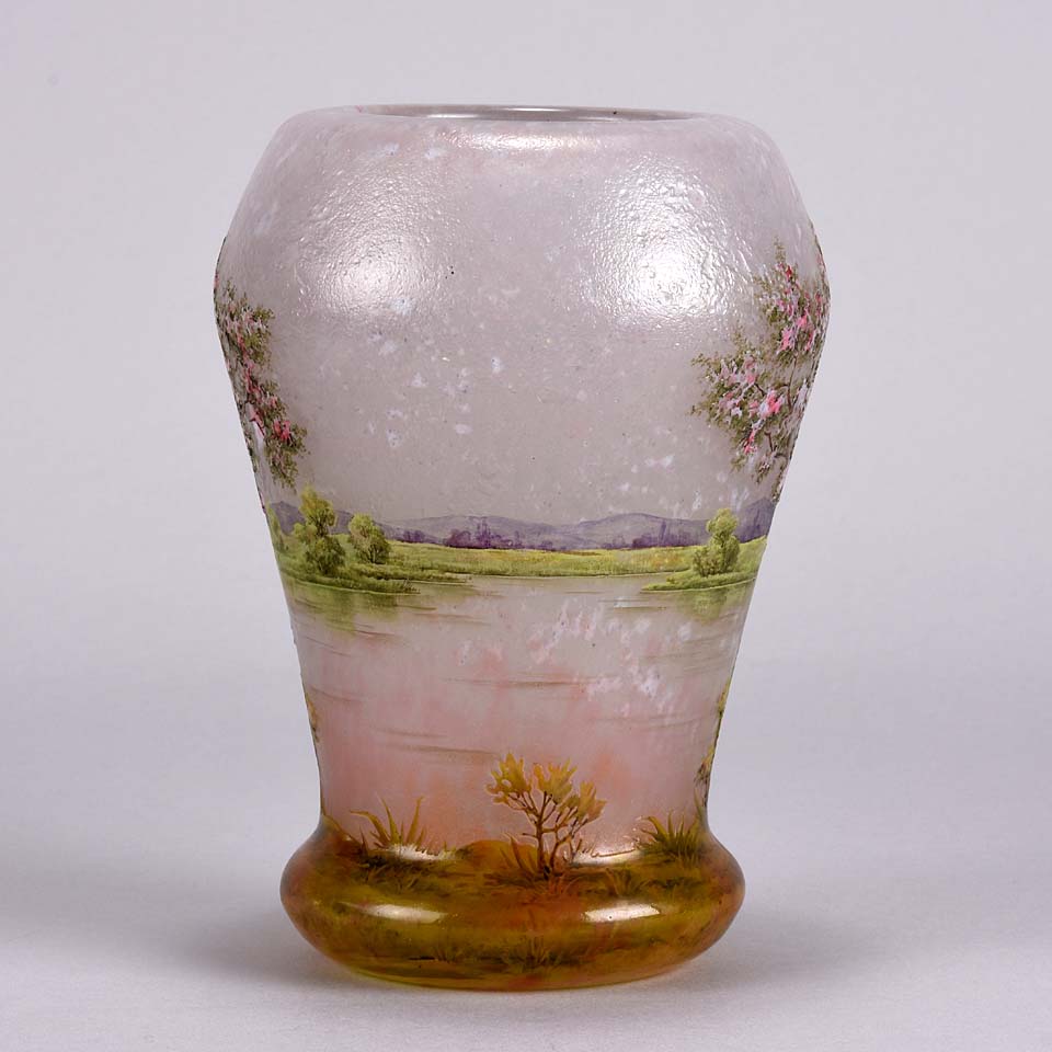Paysage Rose - Daum Vase - Hickmet Fine Arts 