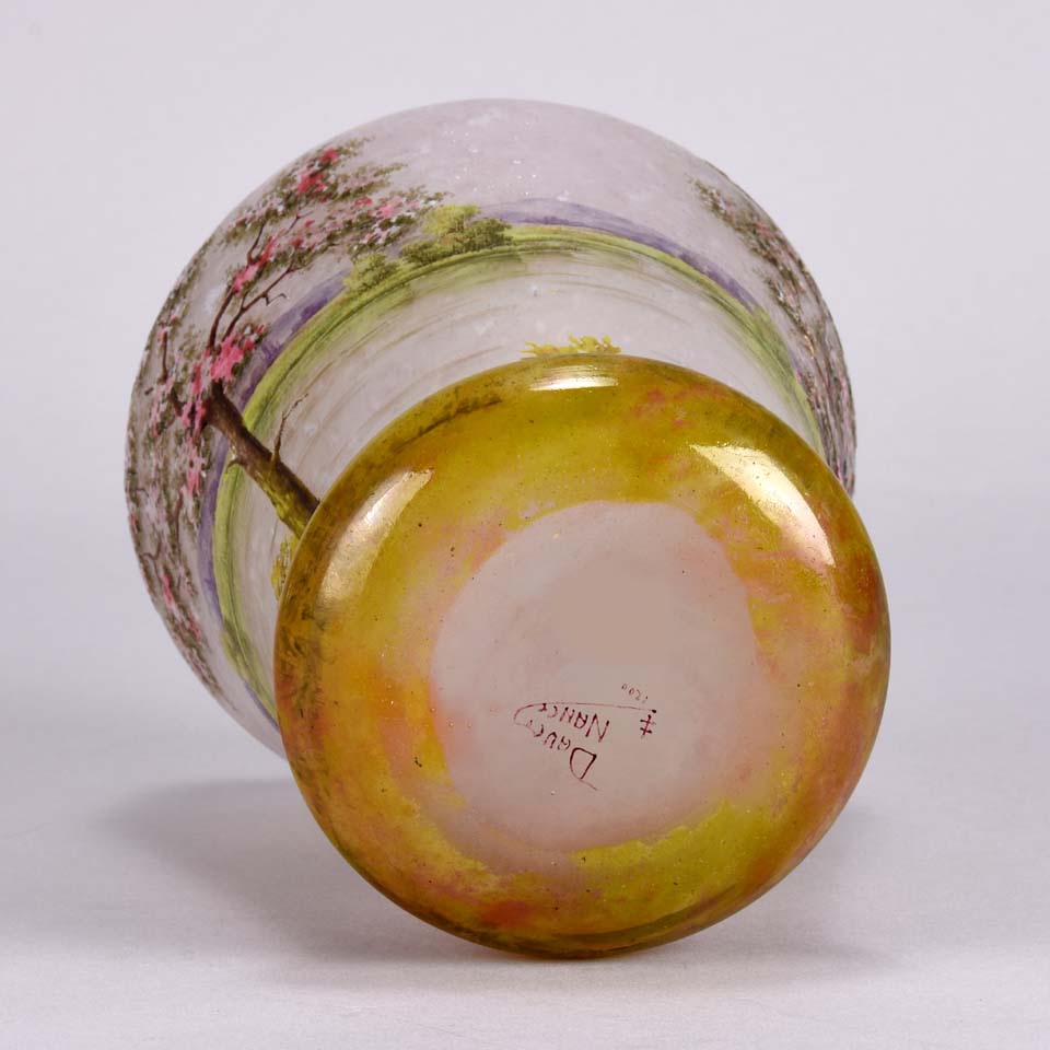 Paysage Rose - Daum Vase - Hickmet Fine Arts 