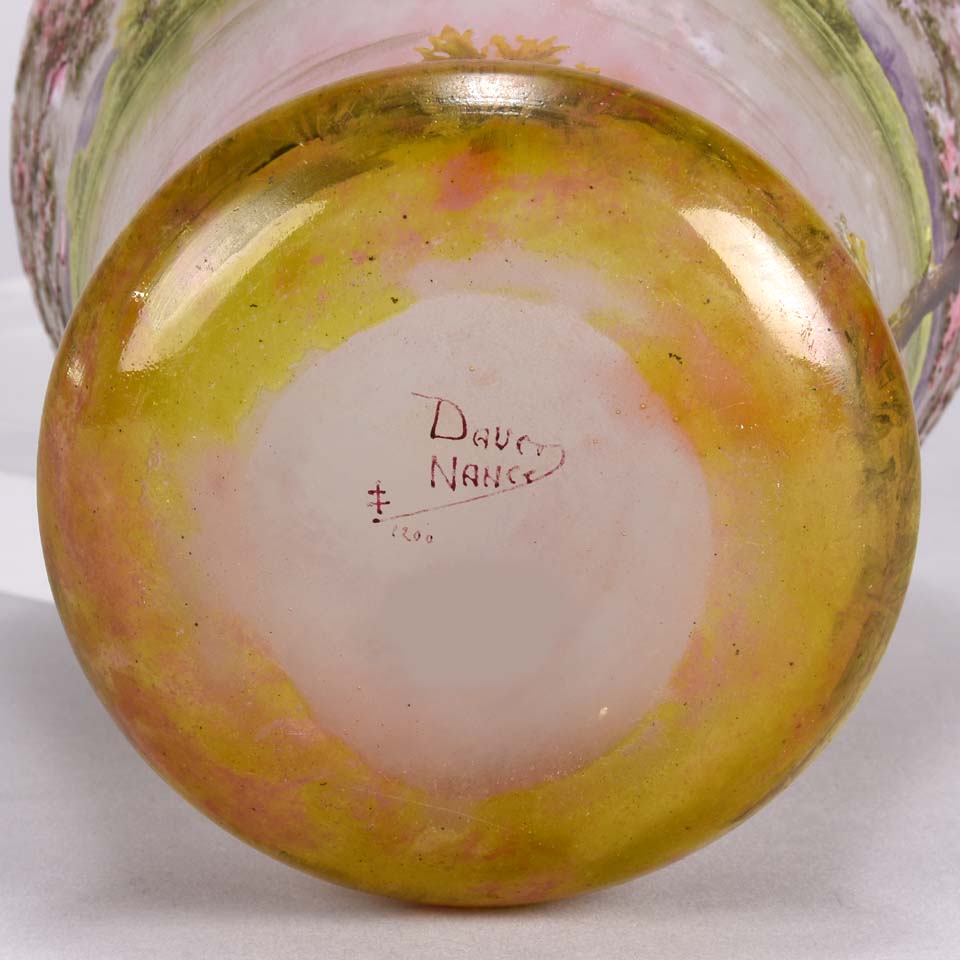 Paysage Rose - Daum Vase - Hickmet Fine Arts 