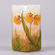 Daum Flower Vase  Paysage de Fleurs by Daum Frères - Hickmet Fine Arts