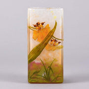 Daum Flower Vase  Paysage de Fleurs by Daum Frères - Hickmet Fine Arts