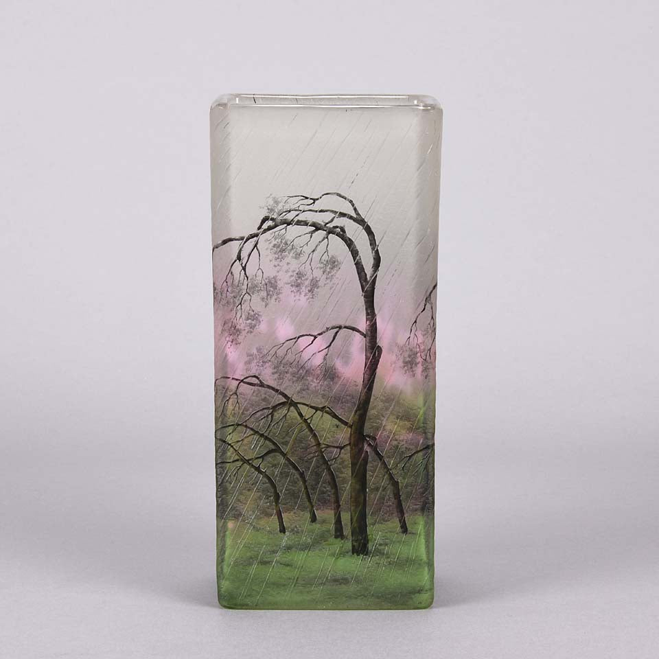 Daum Rain Vase Paysage de Pluie 
