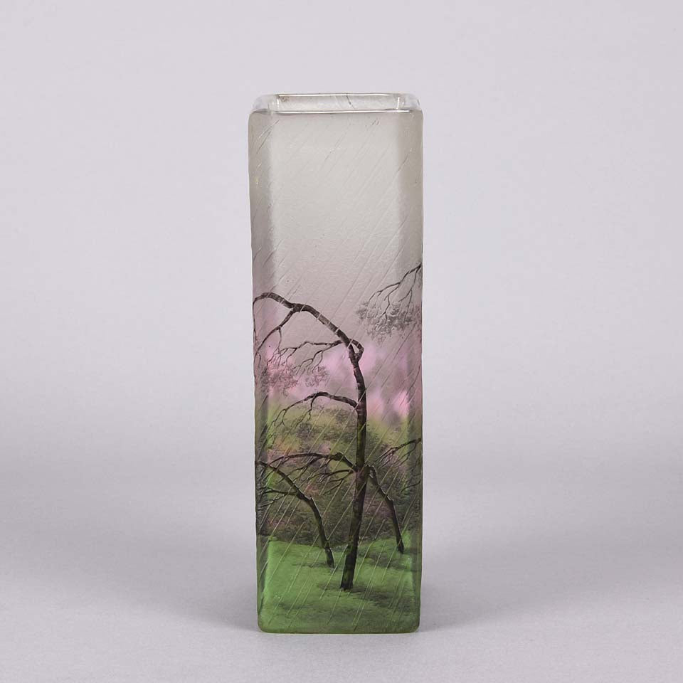 Daum Rain Vase Paysage de Pluie 