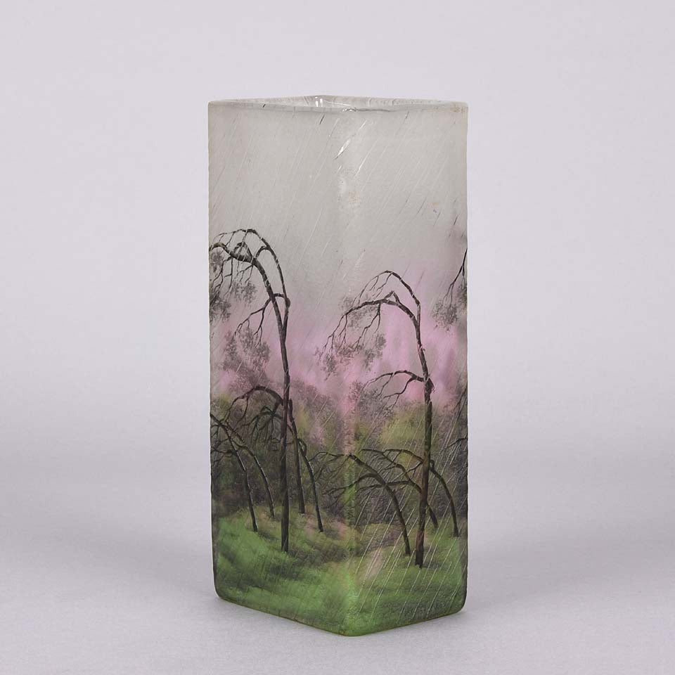 Daum Rain Vase Paysage de Pluie 