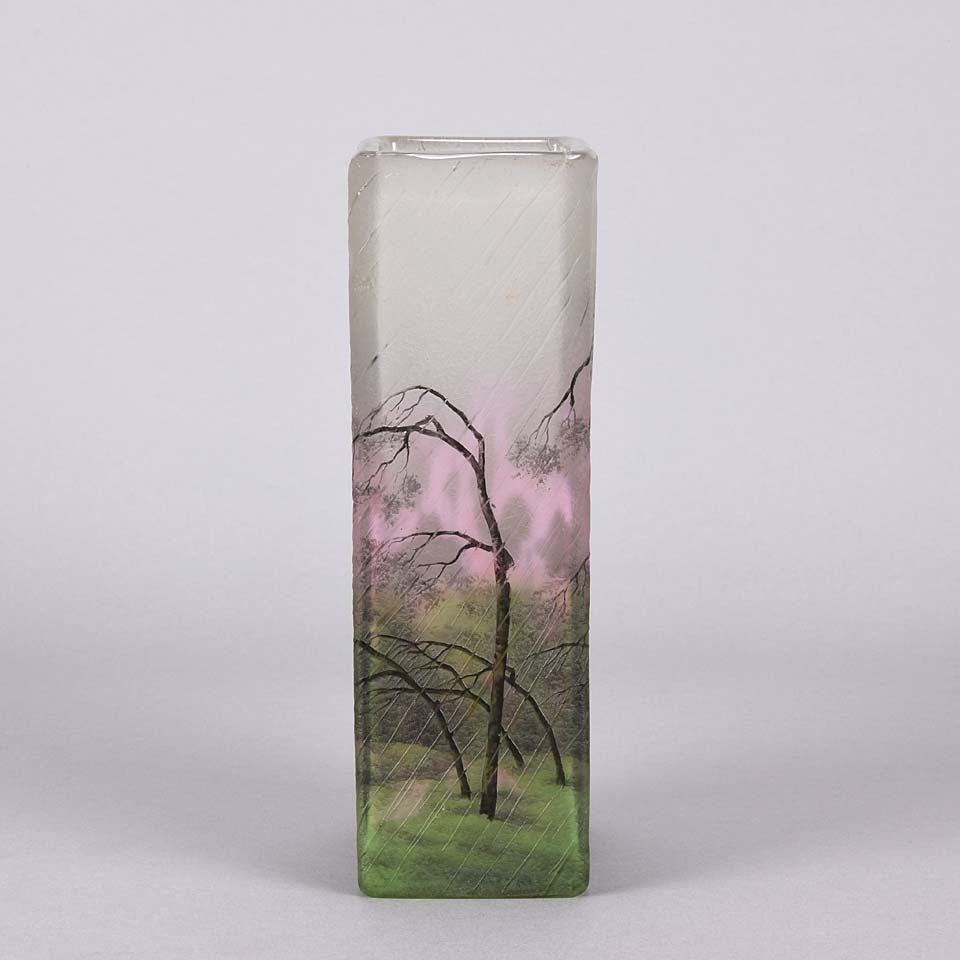 Daum Rain Vase Paysage de Pluie 