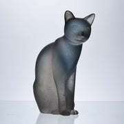 Daum Cat - Pate-de-verre Glass - Hickmet Fine Arts