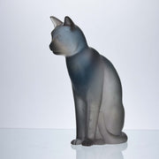 Daum Cat - Pate-de-verre Glass - Hickmet Fine Arts