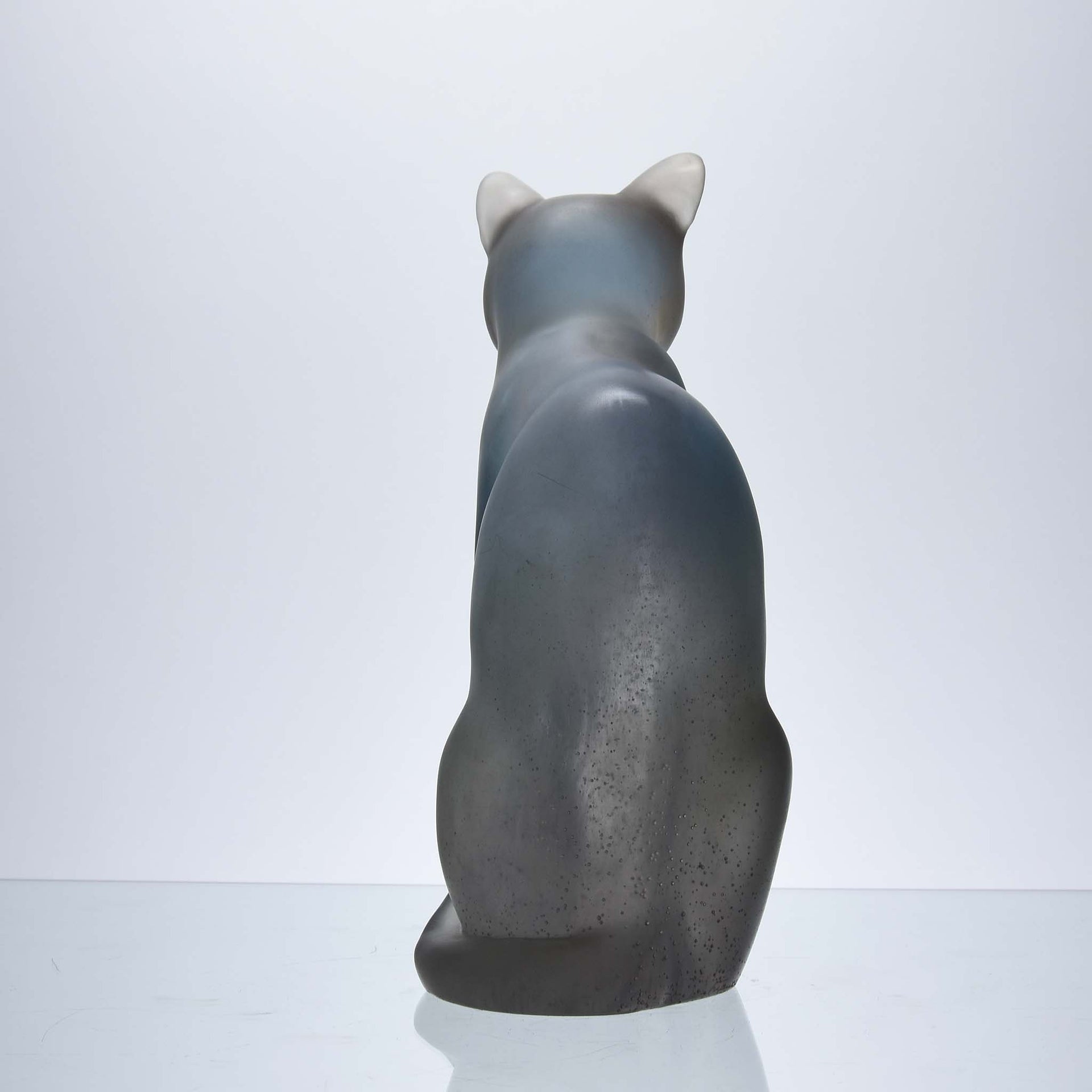 Daum Cat - Pate-de-verre Glass - Hickmet Fine Arts