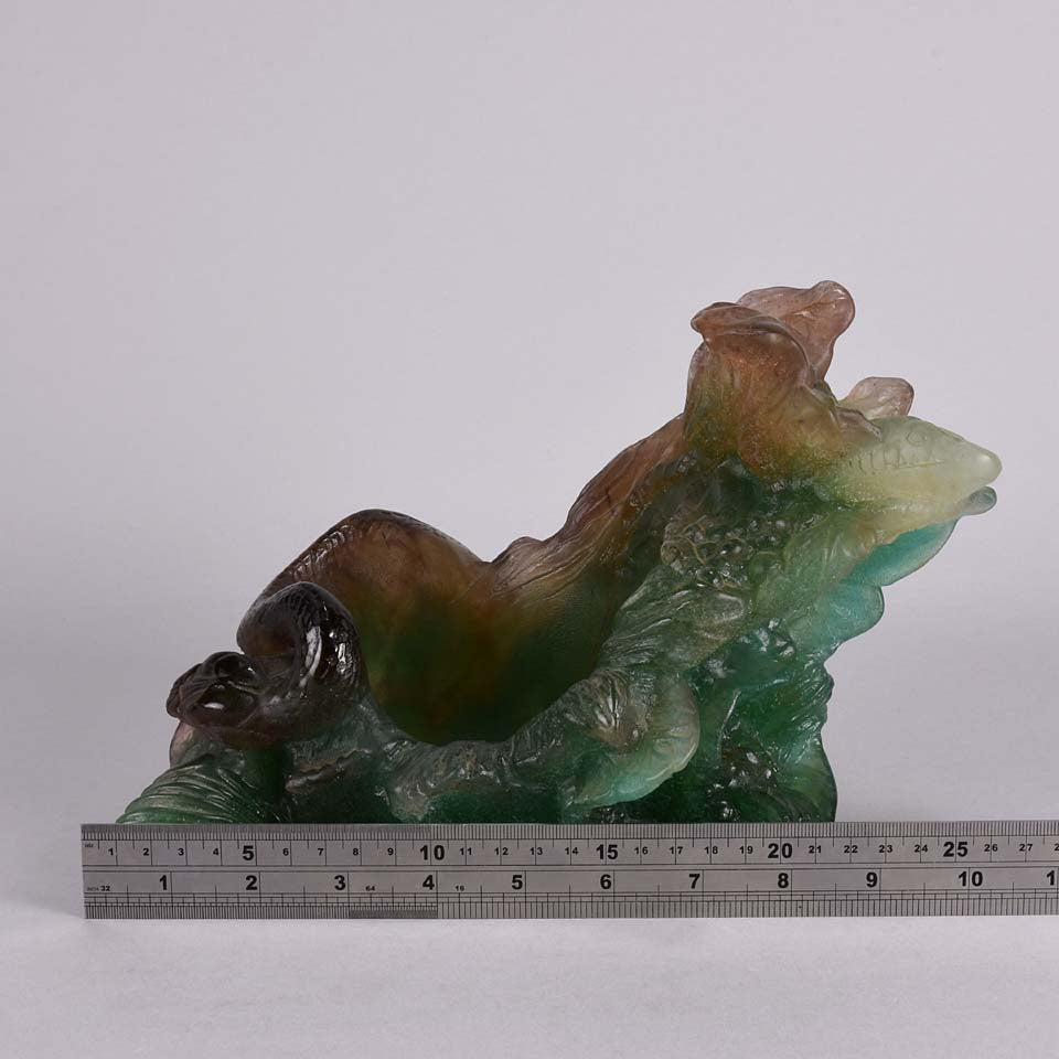 Daum Glass Pate-de-verre Vide poche