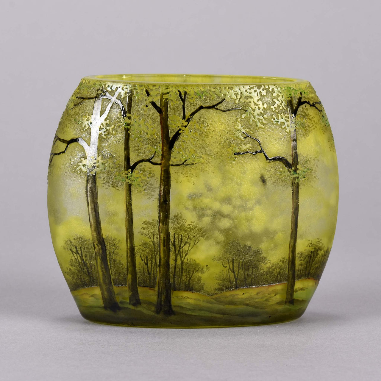 Printemps paysage - Daum Frères - Art Nouveau Glass - Hickmet Fine Arts