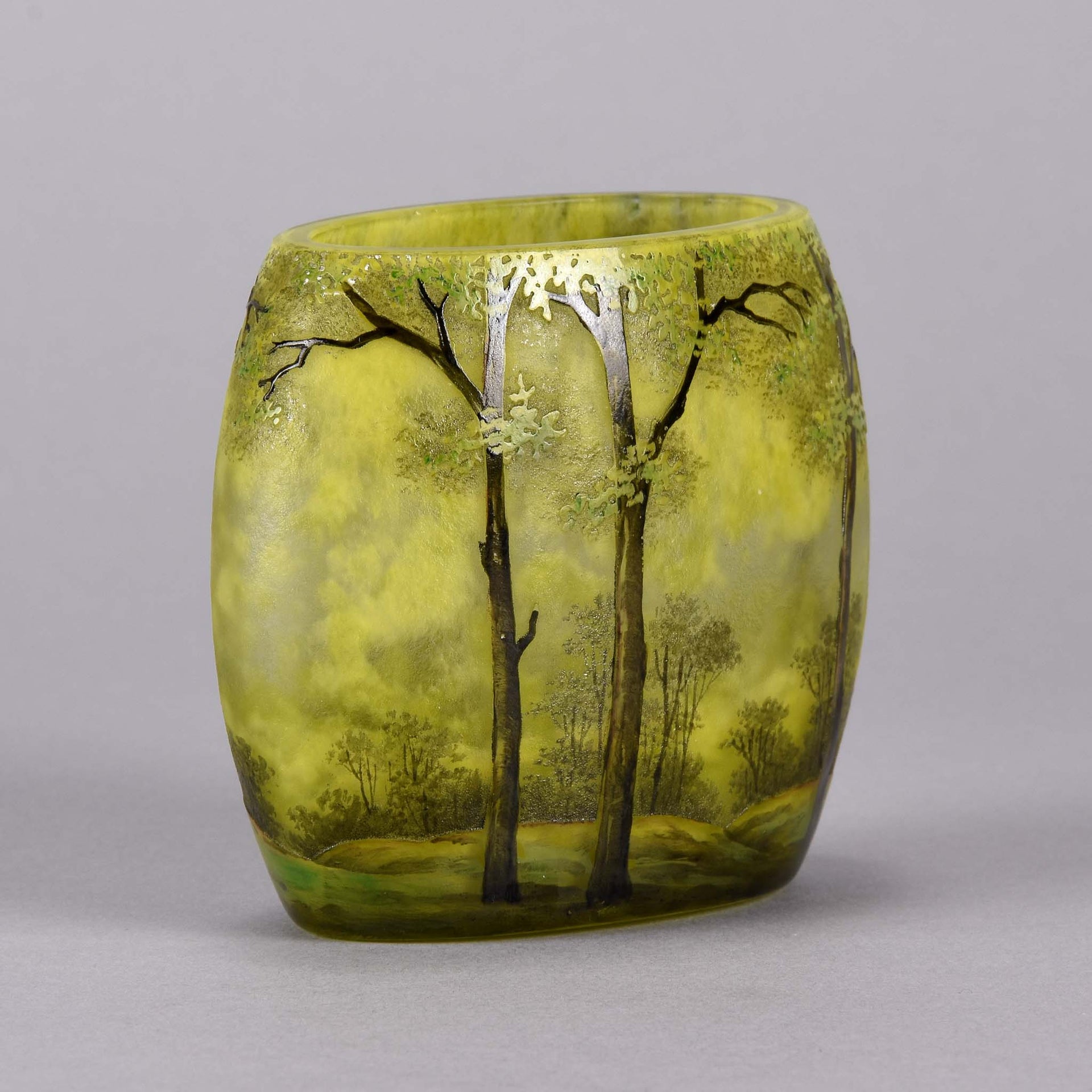 Printemps paysage - Daum Frères - Art Nouveau Glass - Hickmet Fine Arts