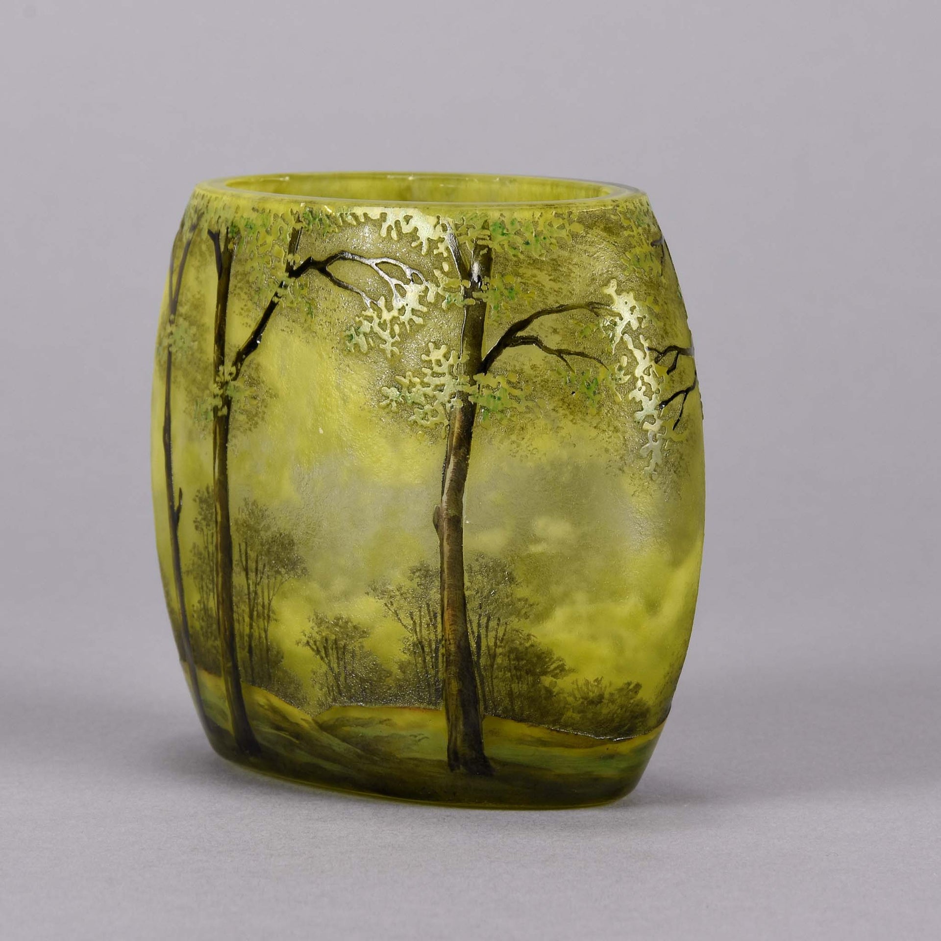 Printemps paysage - Daum Frères - Art Nouveau Glass - Hickmet Fine Arts