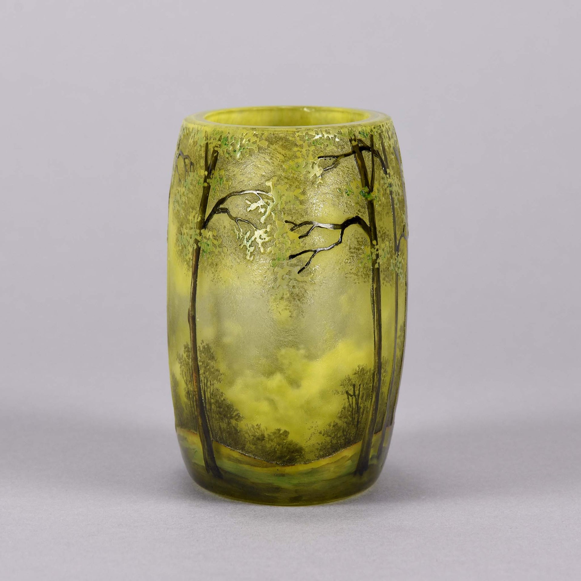 Printemps paysage - Daum Frères - Art Nouveau Glass - Hickmet Fine Arts