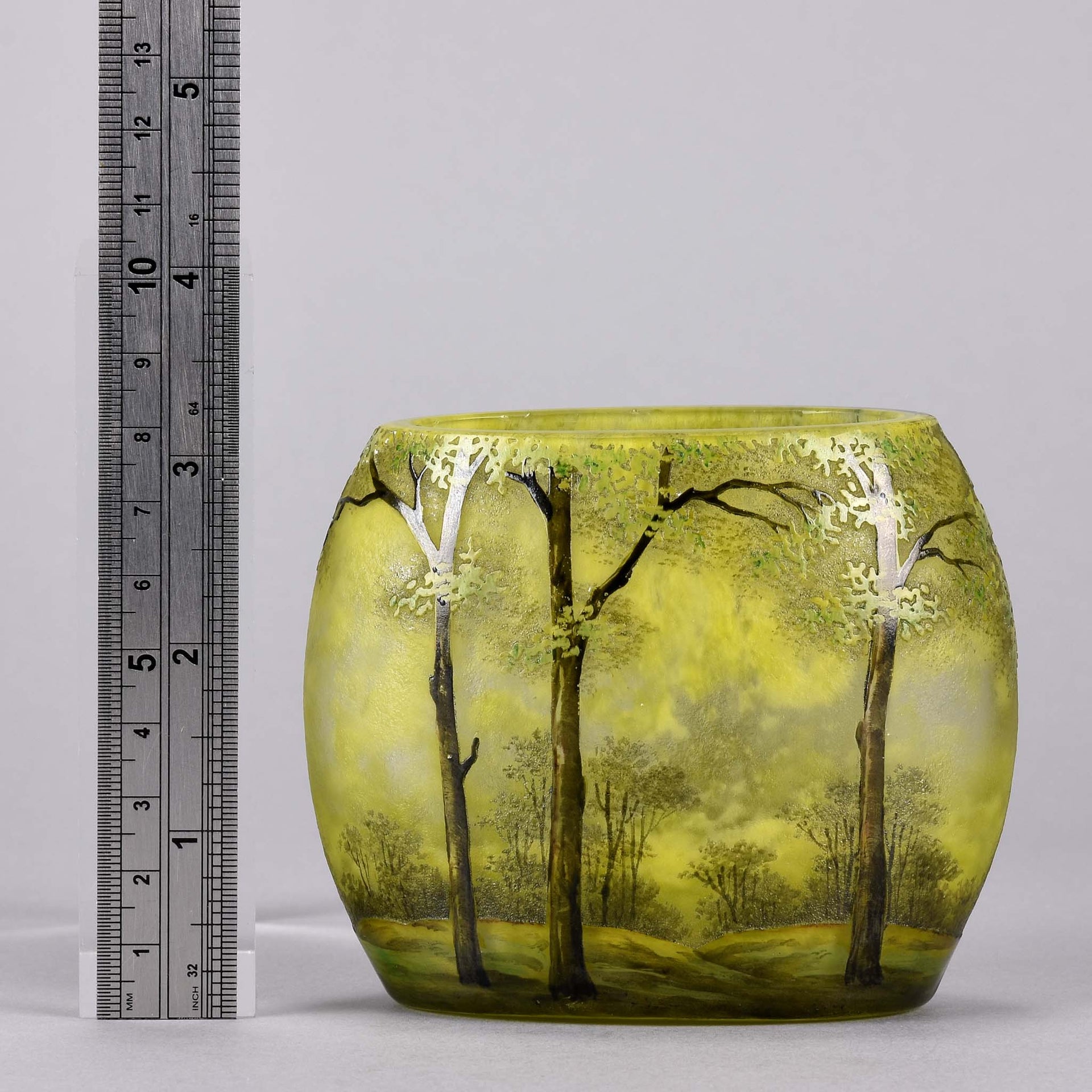 Printemps paysage - Daum Frères - Art Nouveau Glass - Hickmet Fine Arts