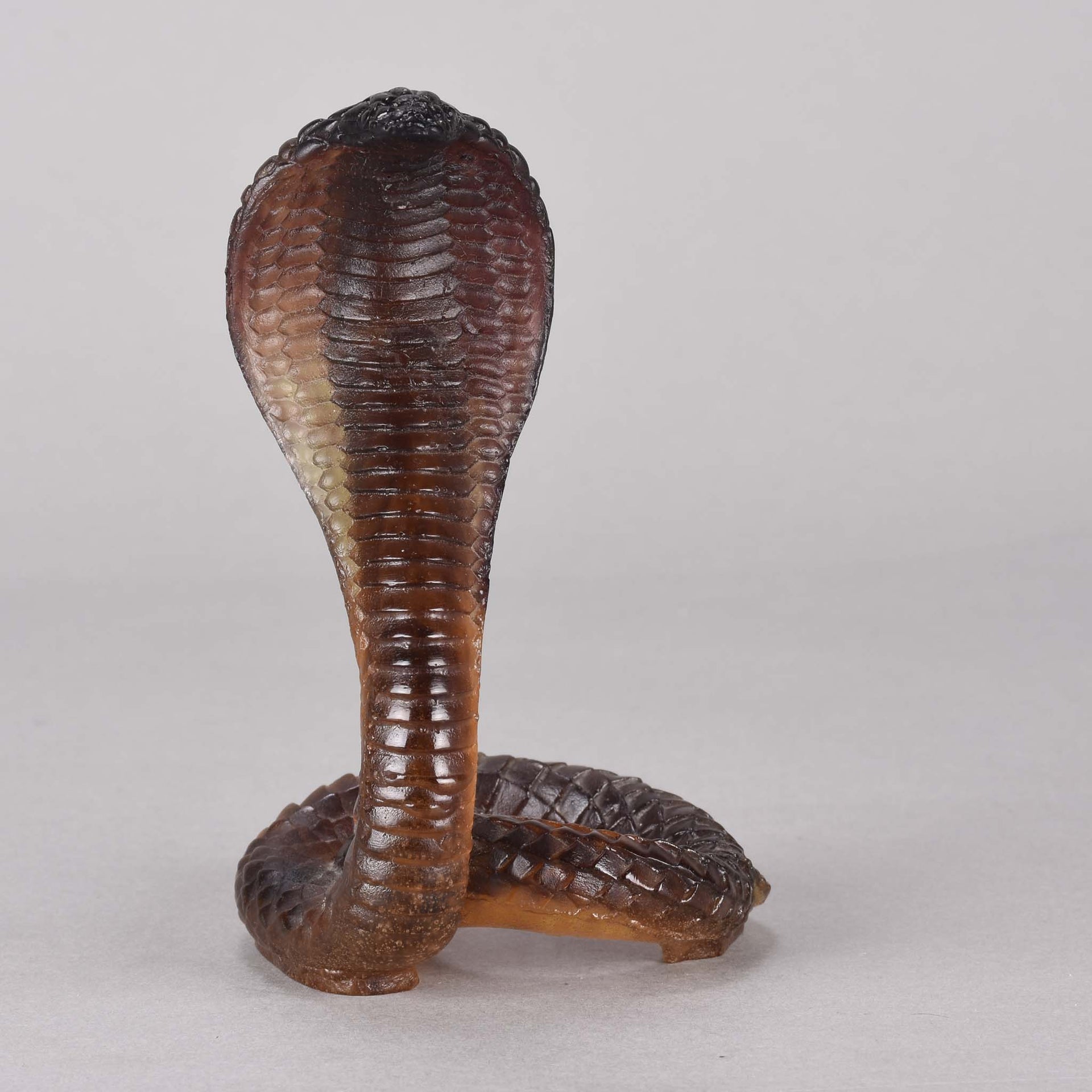 Daum Cobra - Pate-de-Verre Glass - Hickmet Fine Arts