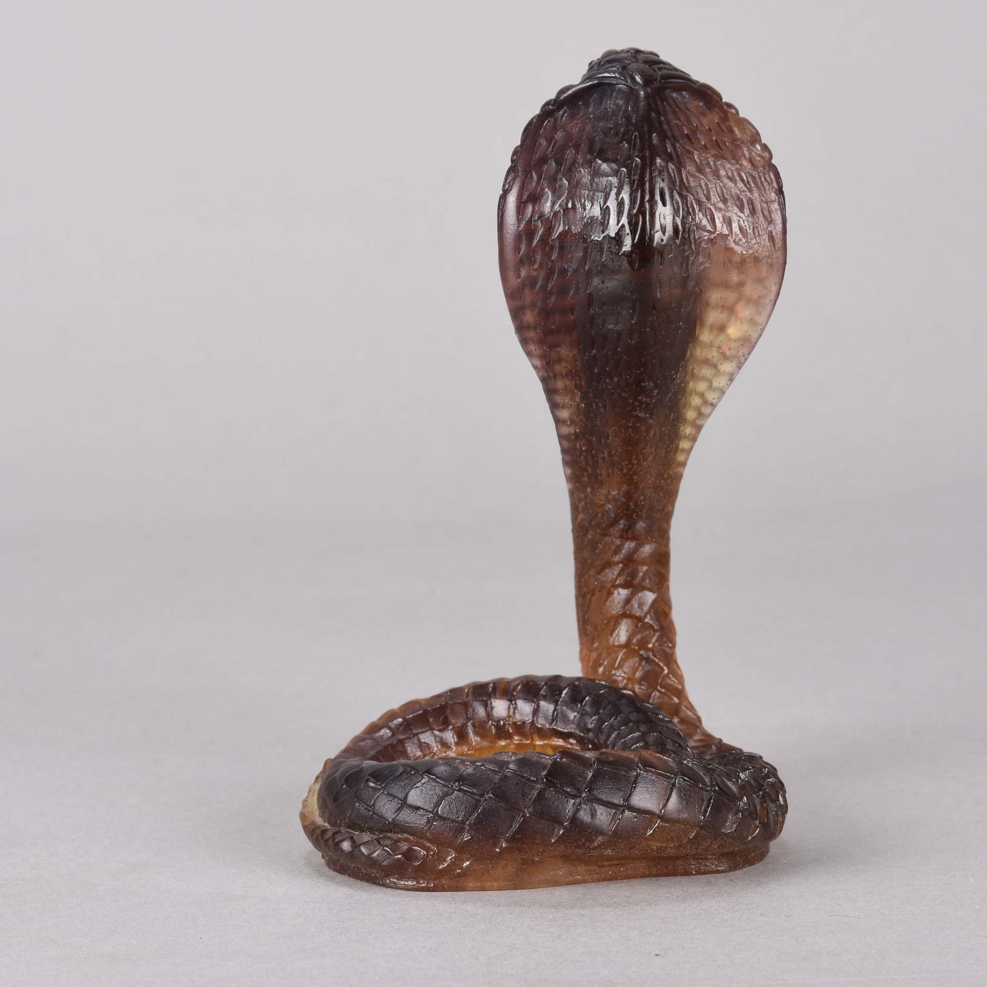 Daum Cobra - Pate-de-Verre Glass - Hickmet Fine Arts
