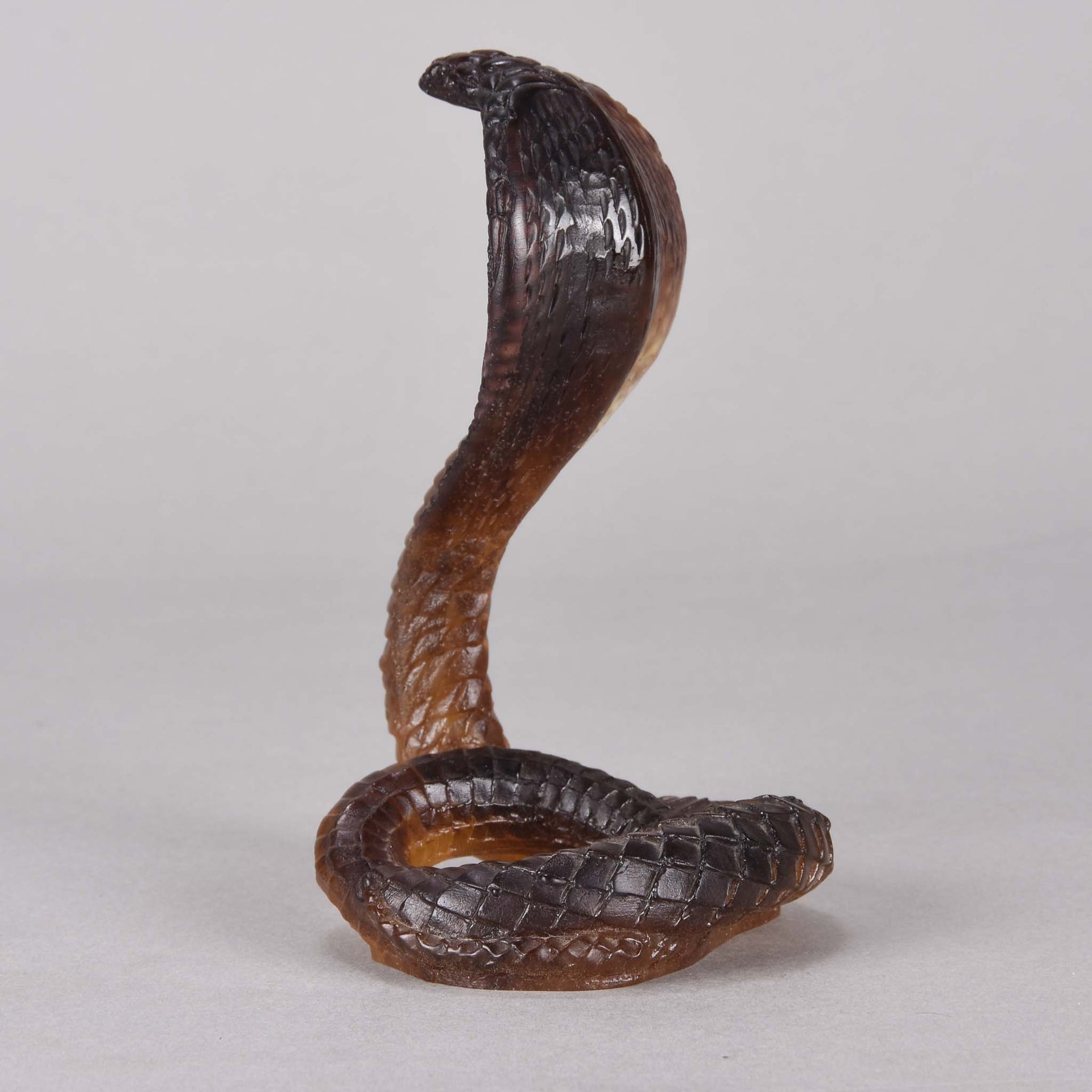 Daum Cobra - Pate-de-Verre Glass - Hickmet Fine Arts