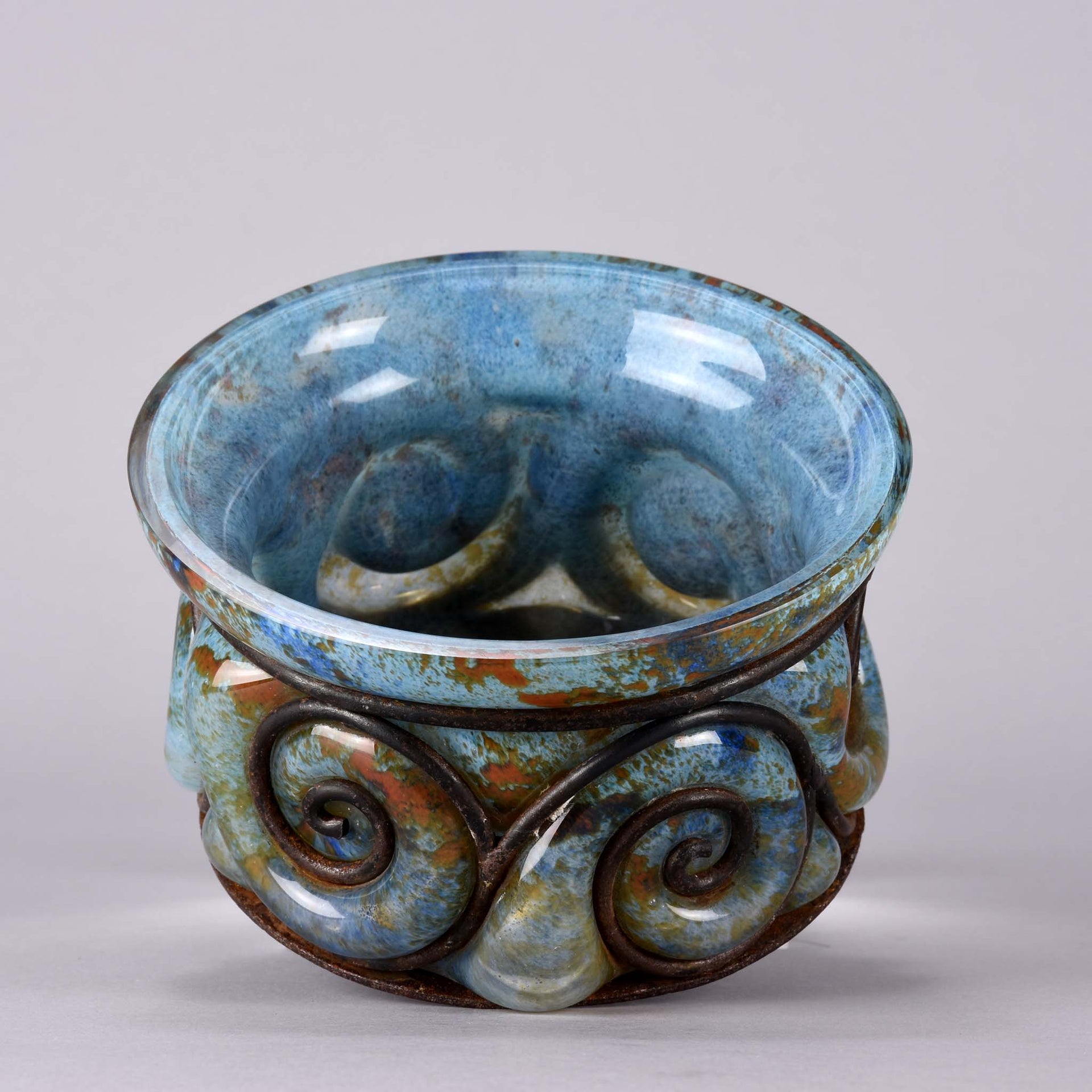 Majorelle Vase  - Art Nouveau Daum Glass Vase - Hickmet Fine Arts