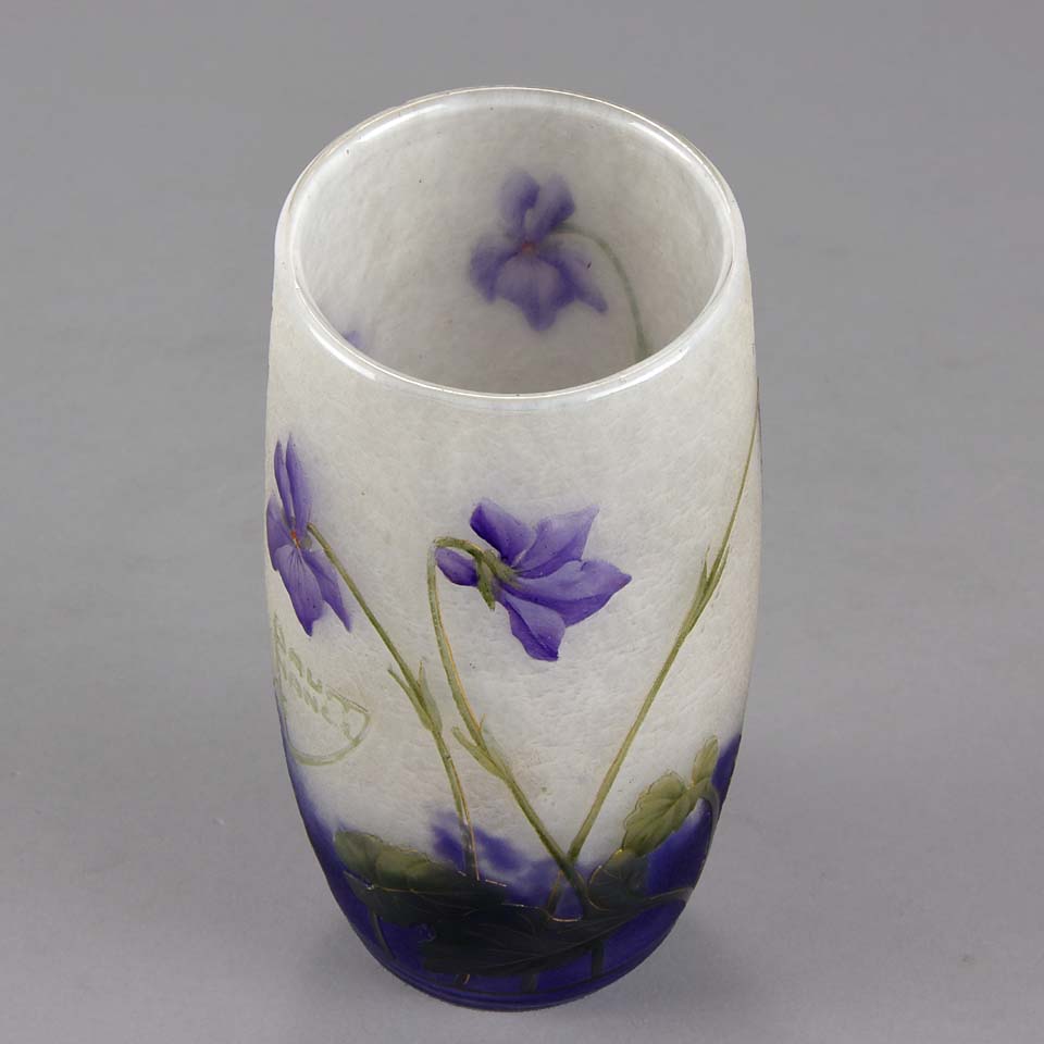 Daum Flower Vase 