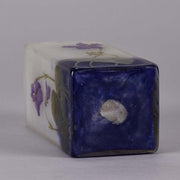 Daum Violettes Cameo Glass Vase