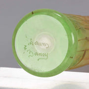 Daum Vase - Wheat Stalk & Poppies Art Nouveau Vase - Hickmet Fine Arts