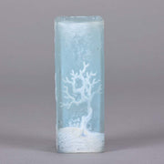 Daum Vase Winter Blackbirds - Art Nouveau Cameo Vase Hickmet Fine Arts