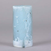 Daum Vase Winter Blackbirds - Art Nouveau Cameo Vase Hickmet Fine Arts