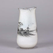 Daum Dutch Winter Vase - Art Nouveau Cameo Vase - Hickmet Fine Arts
