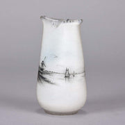 Daum Dutch Winter Vase - Art Nouveau Cameo Vase - Hickmet Fine Arts