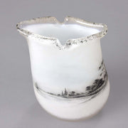 Daum Dutch Winter Vase - Art Nouveau Cameo Vase - Hickmet Fine Arts