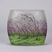 Daum Rain Vase - Art Nouveau Cameo Vase - Hickmet Fine Arts