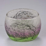 Daum Rain Vase - Art Nouveau Cameo Vase - Hickmet Fine Arts