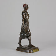 Debut Arab Water Carrier - Art Nouveau Bronze - Hickmet Fine Arts