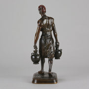 Debut Arab Water Carrier - Art Nouveau Bronze - Hickmet Fine Arts