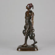 Debut Arab Water Carrier - Art Nouveau Bronze - Hickmet Fine Arts