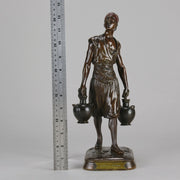 Debut Arab Water Carrier - Art Nouveau Bronze - Hickmet Fine Arts