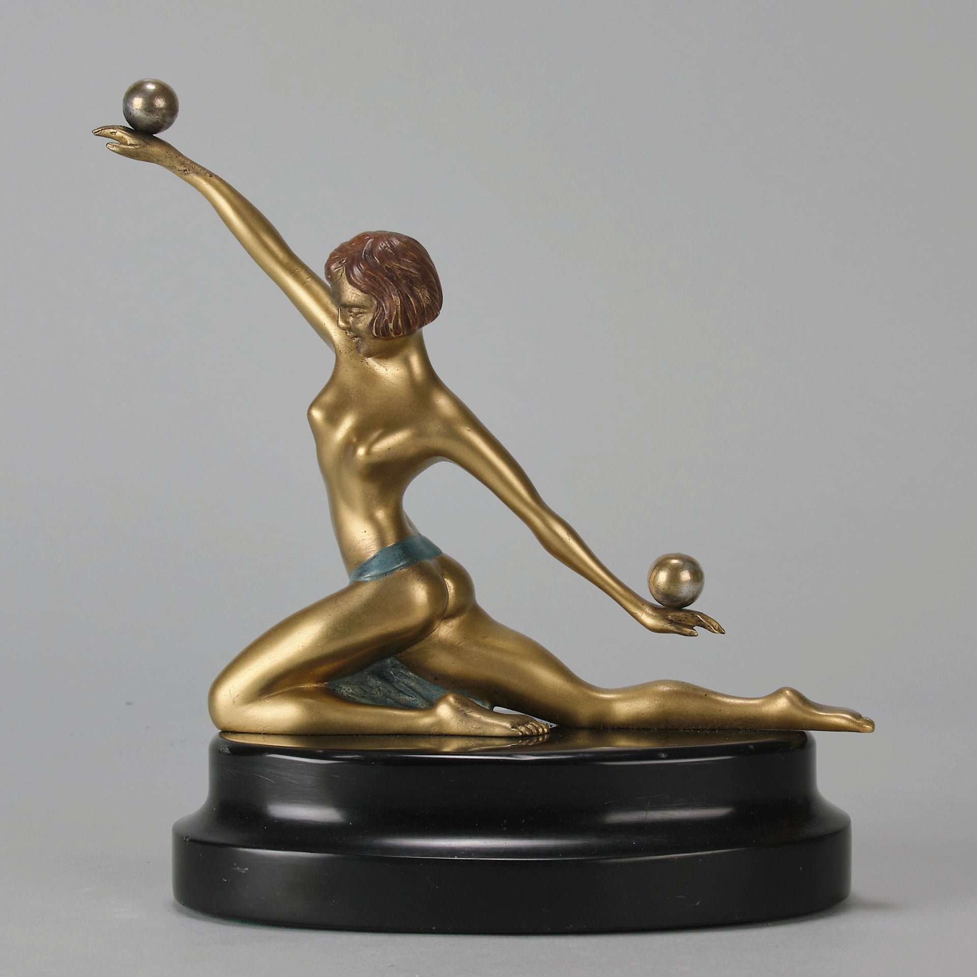 "Deco Dancer" - Art Deco Bronze - Hickmet Fine Arts 